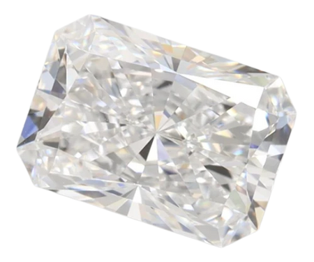 2.05 Carat D VVS1 Radiant Lab Diamond