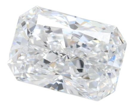 2.05 Carat D VVS1 Radiant Lab Diamond