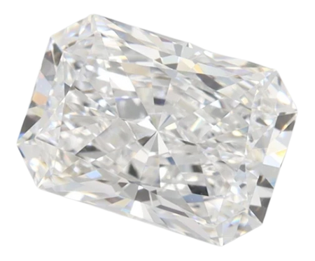 2.06 Carat D VVS1 Radiant Lab Diamond