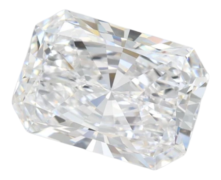2.06 Carat D VVS1 Radiant Lab Diamond