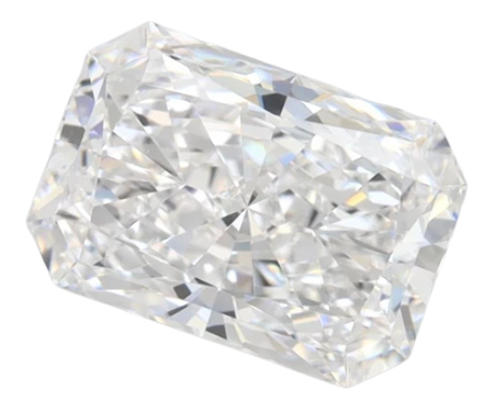 2.06 Carat D VVS1 Radiant Lab Diamond