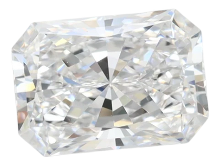 2.07 Carat D VVS1 Radiant Lab Diamond