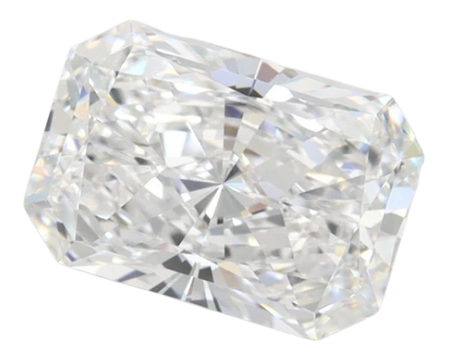 2.07 Carat D VVS1 Radiant Lab Diamond