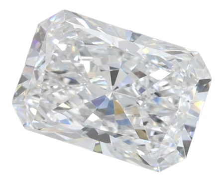 2.08 Carat D VVS2 Radiant Lab Diamond