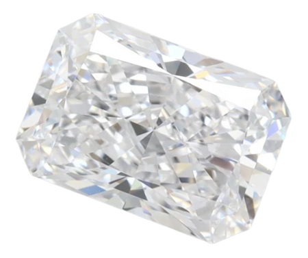 2.09 Carat D VVS1 Radiant Lab Diamond