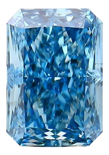 2.16 Carat Blue VS2 Radiant Lab Diamond