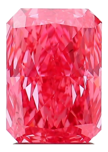 2.25 Carat Pink VS2 Radiant Lab Diamond