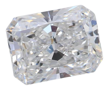 2.54 Carat D VS1 Radiant Lab Diamond