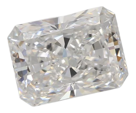 2.55 Carat D VS1 Radiant Lab Diamond