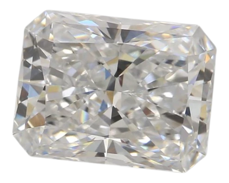 2.55 Carat D VS1 Radiant Lab Diamond