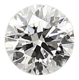 0.32 Carat D SI1 Round Lab Diamond