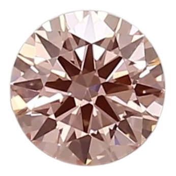 0.32 Carat Pink VVS1 Round Lab Diamond