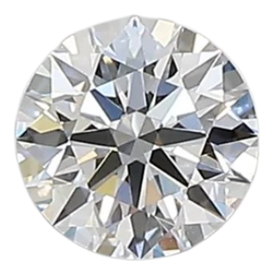 0.37 Carat D VVS2 Round Lab Diamond