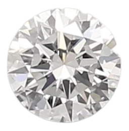 0.37 Carat D VVS2 Round Lab Diamond