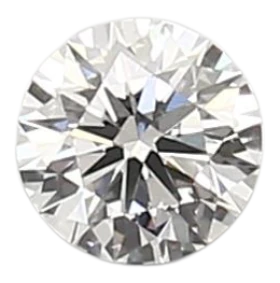 0.37 Carat D VVS2 Round Lab Diamond