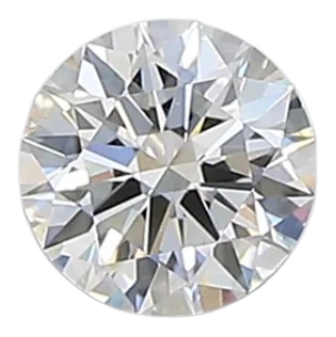 0.37 Carat D VVS2 Round Lab Diamond