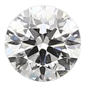 0.37 Carat D VVS2 Round Lab Diamond