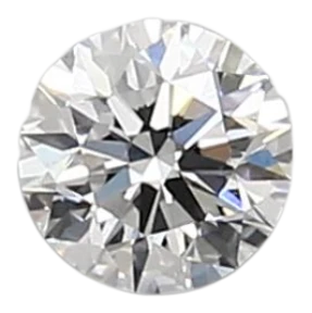 0.37 Carat D VVS2 Round Lab Diamond