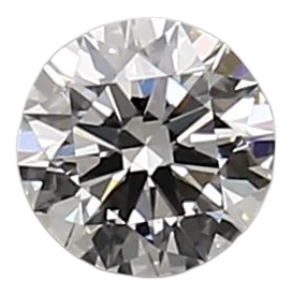 0.37 Carat D VVS2 Round Lab Diamond