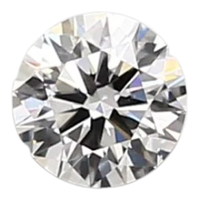 0.37 Carat D VVS2 Round Lab Diamond