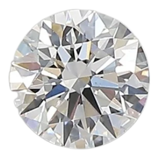 0.38 Carat D VS2 Round Lab Diamond