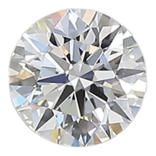 0.38 Carat D VVS2 Round Lab Diamond