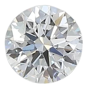 0.38 Carat D VVS2 Round Lab Diamond