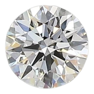 0.38 Carat D VVS2 Round Lab Diamond
