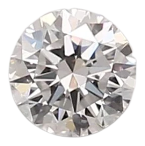 0.38 Carat D VVS2 Round Lab Diamond