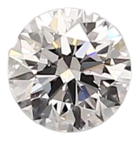 0.38 Carat D VVS2 Round Lab Diamond