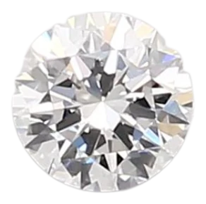 0.38 Carat D VVS2 Round Lab Diamond