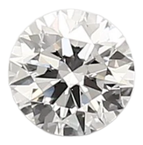 0.38 Carat D VVS2 Round Lab Diamond