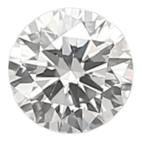 0.38 Carat D VVS2 Round Lab Diamond