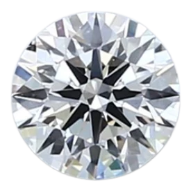 0.38 Carat D VVS2 Round Lab Diamond