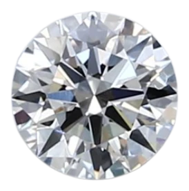 0.38 Carat F VVS2 Round Lab Diamond