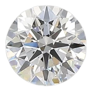 0.39 Carat D VS2 Round Lab Diamond