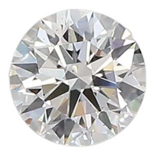 0.39 Carat D VS2 Round Lab Diamond