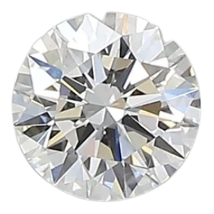 0.39 Carat D VVS1 Round Lab Diamond