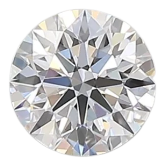 0.39 Carat D VVS2 Round Lab Diamond