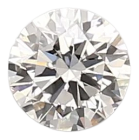 0.39 Carat D VVS2 Round Lab Diamond