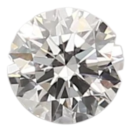 0.39 Carat D VVS2 Round Lab Diamond