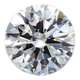 0.39 Carat D VVS2 Round Lab Diamond