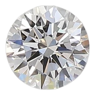 0.39 Carat D VVS2 Round Lab Diamond