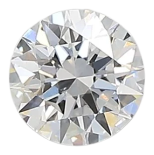 0.39 Carat D VVS2 Round Lab Diamond