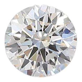 0.39 Carat D VVS2 Round Lab Diamond