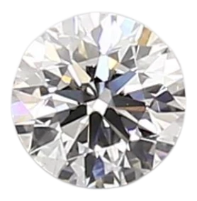 0.39 Carat D VVS2 Round Lab Diamond