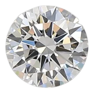 0.39 Carat D VVS2 Round Lab Diamond