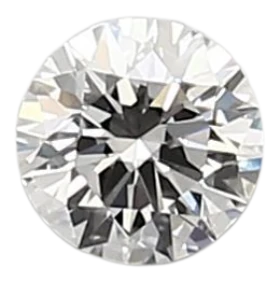 0.39 Carat D VVS2 Round Lab Diamond