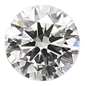 0.39 Carat D VVS2 Round Lab Diamond