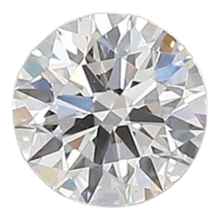 0.41 Carat D VVS2 Round Lab Diamond